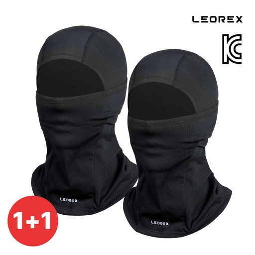 레오렉스 1 1 겨울 라이딩 스키 방한 마스크 기모 바라클라바 밀착형 후드 넥워머