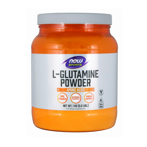 NOW Foods L-麩醯胺酸粉, 1kg, 1罐