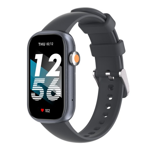 와피크 블루투스 스마트워치 X3 스마트밴드 한글판 운동시계, 실버, 3.7cm, GPS  블루투스