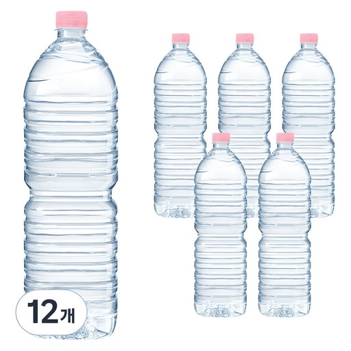 CRYSTAL 생수 무라벨 2L 12개 상쾌한 수분 공급 원천