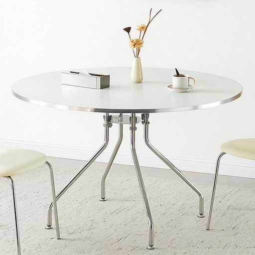 홈꾸오꾸 미드센추리 모던 쇠테리어 카페 원형 테이블 식탁
