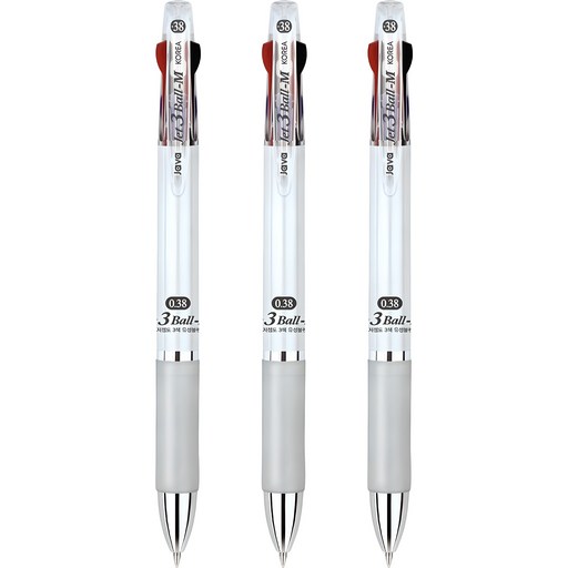 자바펜 제트3볼M 유성볼펜 0.38mm
