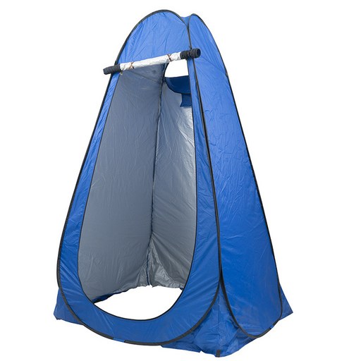 COSYEVNO 휴대용 간편 이동 낚시 텐트, 스카이 블루 실버 두 창