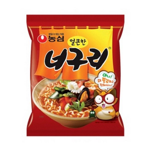 농심 너구리 얼큰한맛 5개 1봉