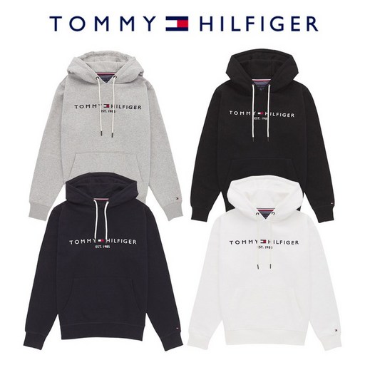 타미힐피거 TOMMY HILFIGER 남녀공용 기모후드 티셔츠 4색상 603960