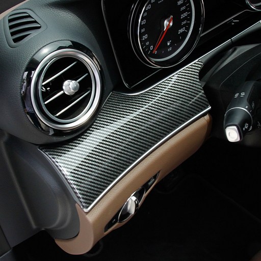 E클래스 센터페시아 도어 인테리어 커버 몰딩 W213 전용 호환 용품, 03. 도어패널 몰딩 2P, 센터페시아 송풍구