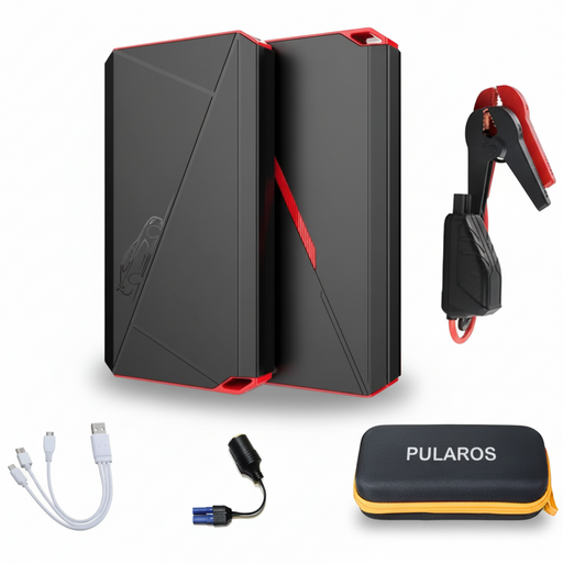 풀라로스 긴급시동 보조배터리 점프스타터 스마트 점프 케이블  파우치백 14800mAh