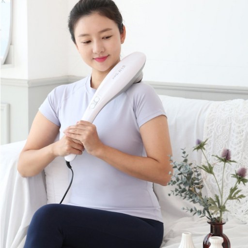 김수자 빠르고 소음적은 프리미엄 고성능 K5300 모터장착 핸디팡팡 유선 핸디형 안마기, KSM1001