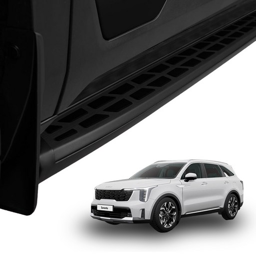 메이튼 사이드스텝 블랙 고객직접설치, 쏘렌토 MQ4 페이스리프트, 기아