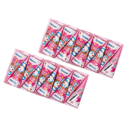 도라에몽 딸기콘 과자