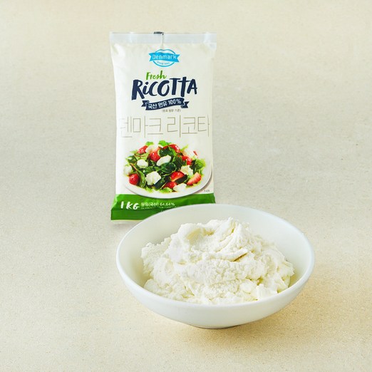 덴마크 동원 리코타 치즈, 1kg, 1개입, 1개