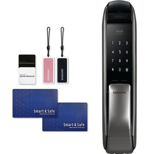 삼성 SDS 스마트 패키지 도어락 SHPP51RBXK 고리형 스마트키 랜덤발송  부착형 스마트키 랜덤발송