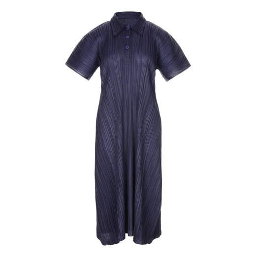 피네플리츠 반팔 카라 원피스 4 Color