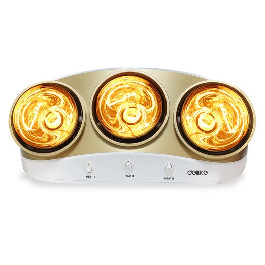 델루체 벽걸이형 욕실난방기 욕실 전기히터, 3구DWHUB3120