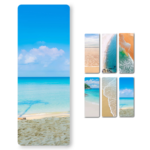 1.5mm 천연고무 요가매트 초박형 휴대용 미끄럼방지 운동매트 필라테스 요가 전용