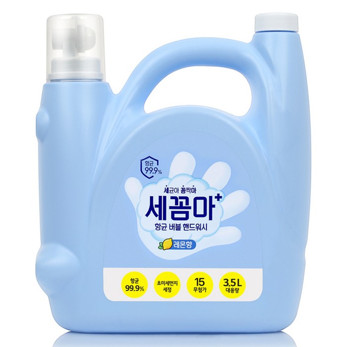 온더바디 세꼼마 항균 버블 핸드워시 레몬향 대용량, 3.5L, 1개