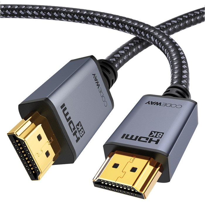 코드웨이 UHD 8K HDMI 2.1ver 모니터케이블, 2m, 1개 코드웨이 UHD 8K HDMI 2.1ver 모니터케이블, 2m, 1개