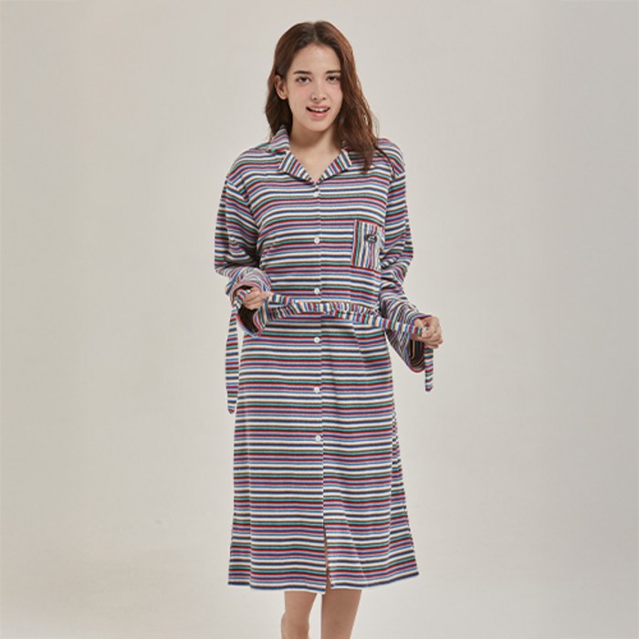 폴앤안나 롤롤 테리 셔츠 원피스