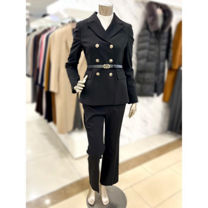 백화점 미니멈 더블 버튼 벨트 자켓 팬츠 세트 MYWJP0980 251470