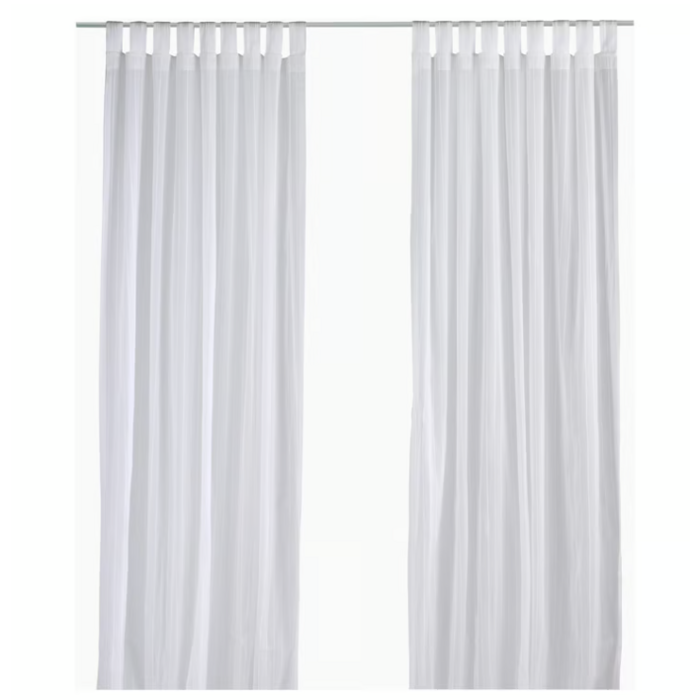 이케아 마틸다 속커튼 순면 140x250cm 2장