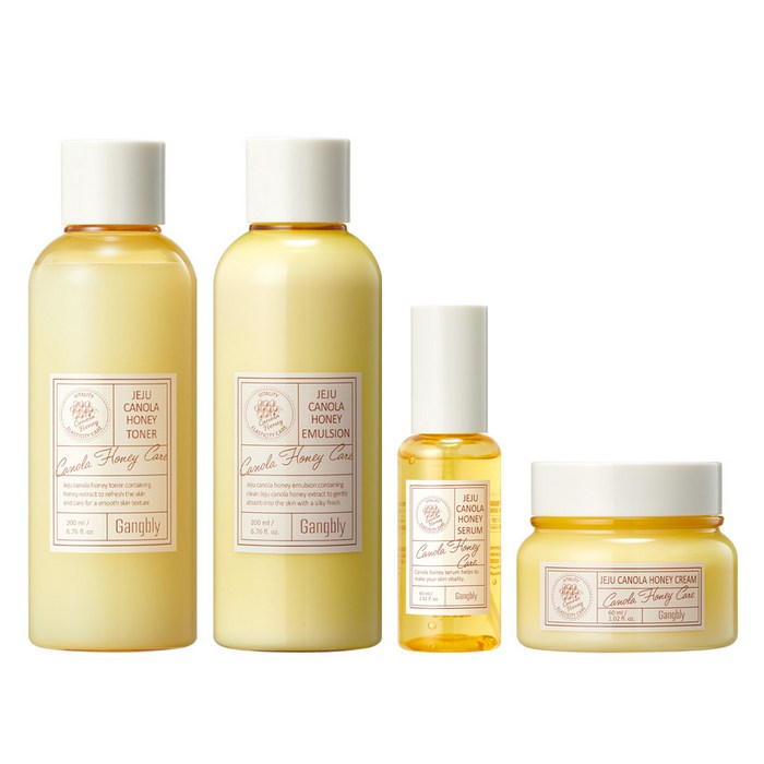 강블리 제주 유채꿀 스킨로션크림세럼 기초4종세트
