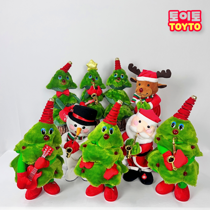 크리스마스 춤추는 트리인형 움직이는 댄싱트리 9종