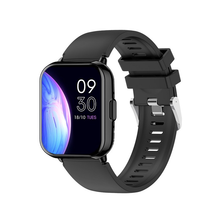 PEJE AI스마트 QA 25개국 실시간 대화번역 GPS 운동수면 건강 모니터링 블루투스 통화 인공지능 시계, GPS  블루투스, 4.6cm, 검정색