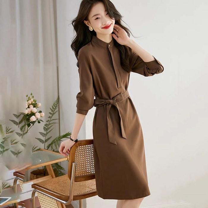 Seofst 여름 원피스 하객룩원피스 하객룩원피스 휴양지원피스 스트레이트 원피스 한국 배송 ZZTFZ010