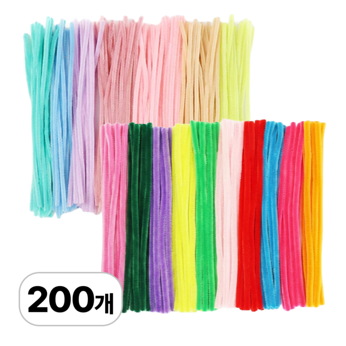 로멀리 레인보우 모루철사 17색