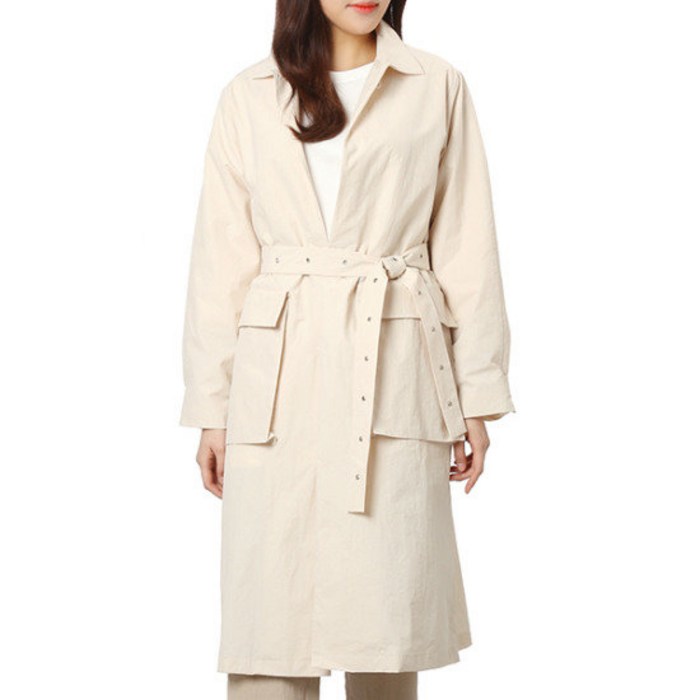 시에로 SIERO 셔츠형 롱 야상 점퍼SE2JPF072 330370