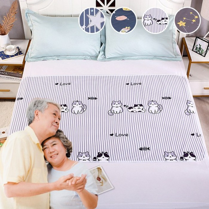 드리밍 양면 생리 방수패드 논슬립 기능성 순면 매트 침대 이불 매트리스 방수요