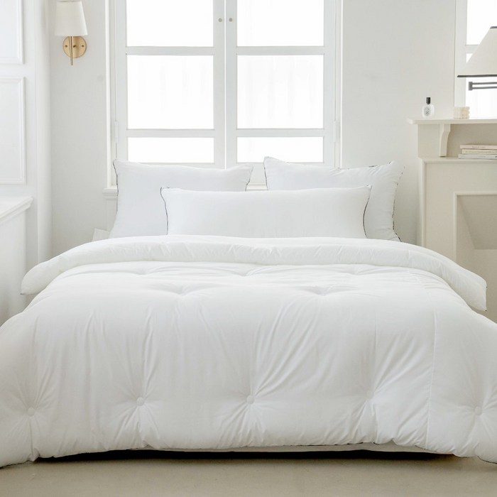 국내제조 띵스룸 알러지케어100 M2 진드기방지 옥수수솜 차렵이불 세트