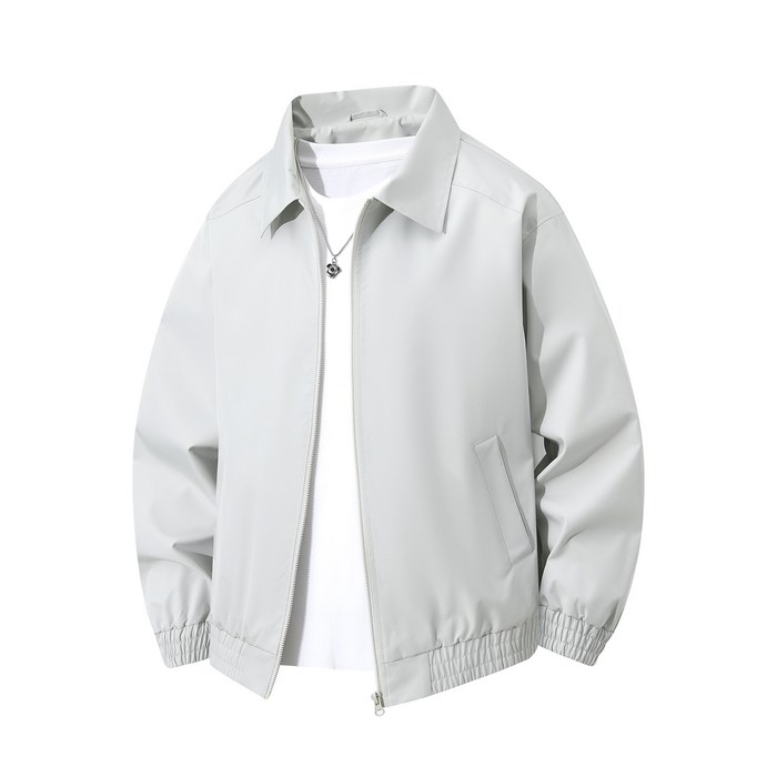 남자 경량  캐주얼 자켓 봄가을 방풍 솔리드