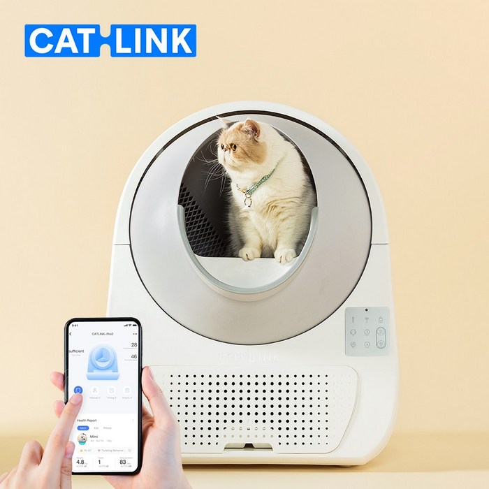 캣링크 고양이 자동화장실 스탠다드 STANDARD 전자동 고양이 화장실 와이파이모델