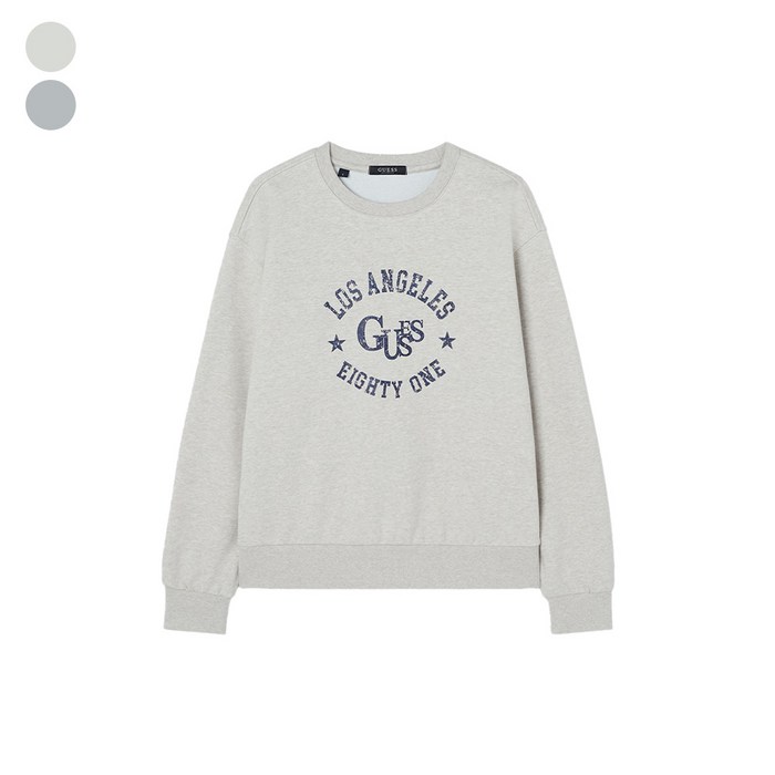 ON 여성 빈티지 아트웍 맨투맨 OP3KE401