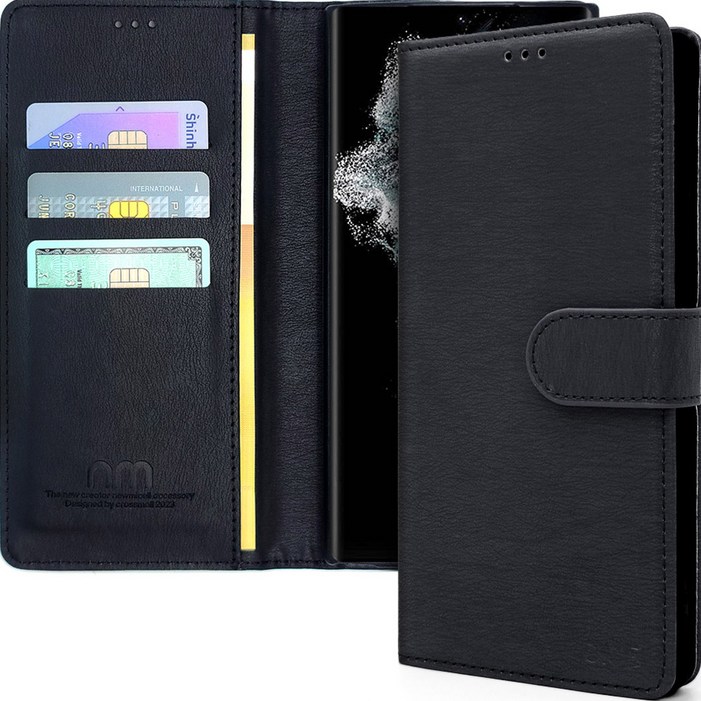 워너프 원 커버 다이어리 갤럭시 A54 퀀텀4 호환 휴대폰 케이스