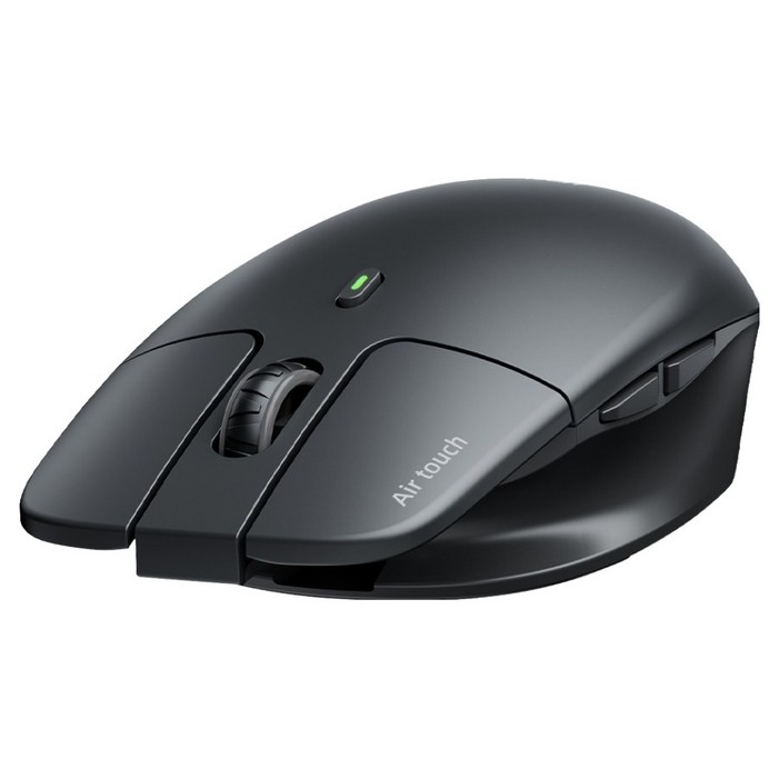 아이리버 Air Light Fit 충전식 멀티페어링 초경량 블루투스 저소음 무선 마우스, 블랙, 단일상품