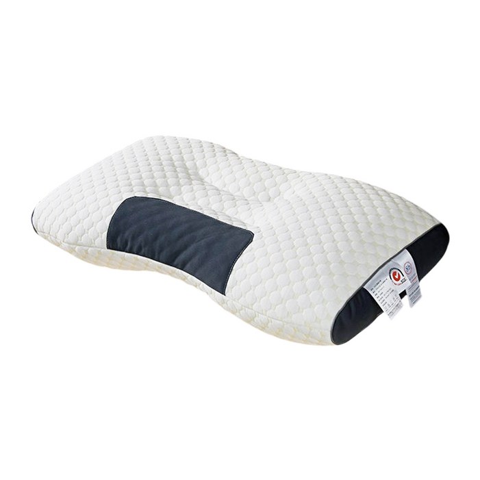 홈멧 목편한 잠 잘오는 경추 수면 베개, 혼합색상, 1개