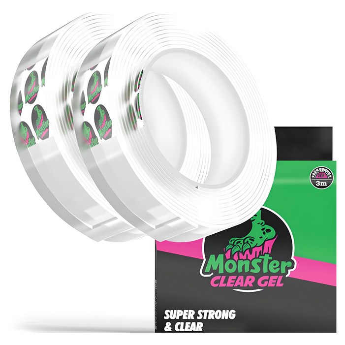 몬스터클리어겔 실리콘 양면테이프 30mm x 3m