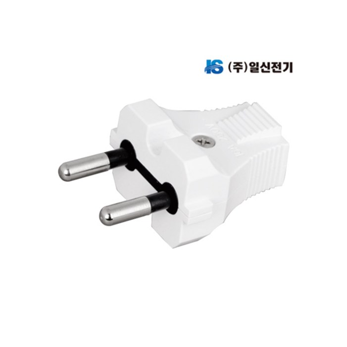 일신전기 무접지플러그 20개입 ISP-14012 돼지코 무접지형