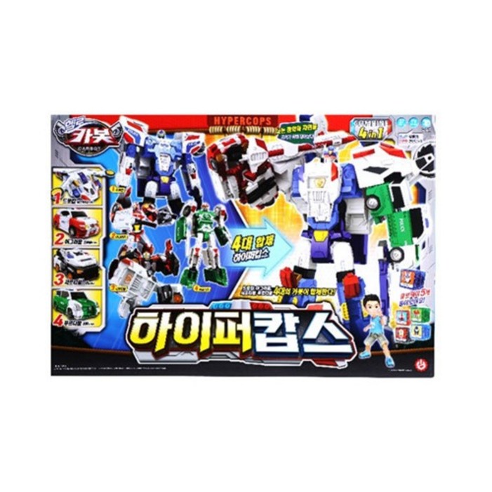 헬로카봇 하이퍼캅스 로봇장난감, 혼합색상, 1개