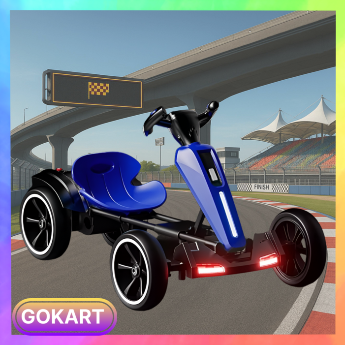 고벤처 남녀노소 어드벤처 접이식 고카트 레이싱카 루지 카트 드리프트 전동 듀얼 코어 모터