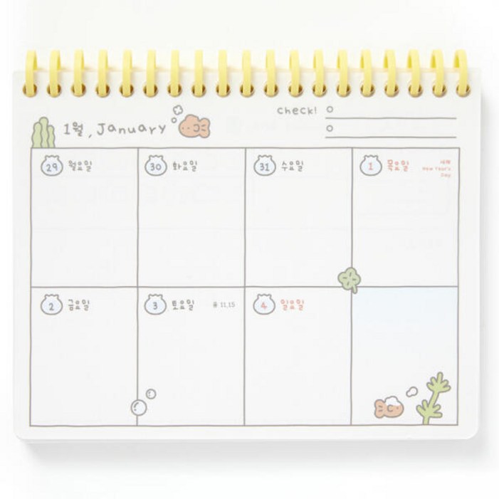 아트박스 2026 금붕어 위클리 PP 다이어리 플래너