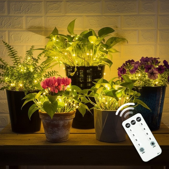 선세이브 LED 와이어 지네 전구 200구