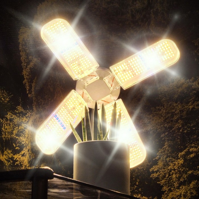 식물전파사 폴드 식물등 LED 식물조명 성장 생장 40W, 1개, 전구색