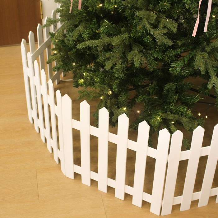 왓위셀 나무 화이트 접이식 울타리 펜스