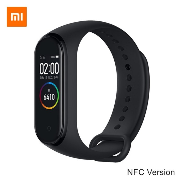 Xiaomi Mi 스마트 밴드 4 팔찌 NFC 및 한정판 0.95 인치 화면 5ATM 방수 심박수 센서 Miband 팔찌 MiFit, Xiaomi Mi 스마트 밴드 4 팔찌