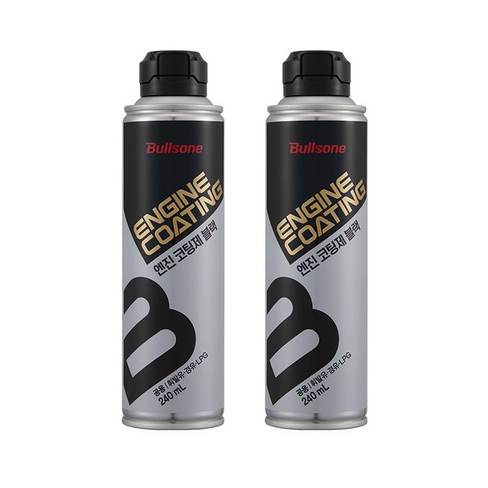 불스원 엔진코팅제 블랙 240ml x 2개