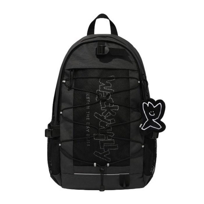 와키윌리 WACKY WILLY 25SS 메쉬 스트링 백팩 차콜 매장정품 211873