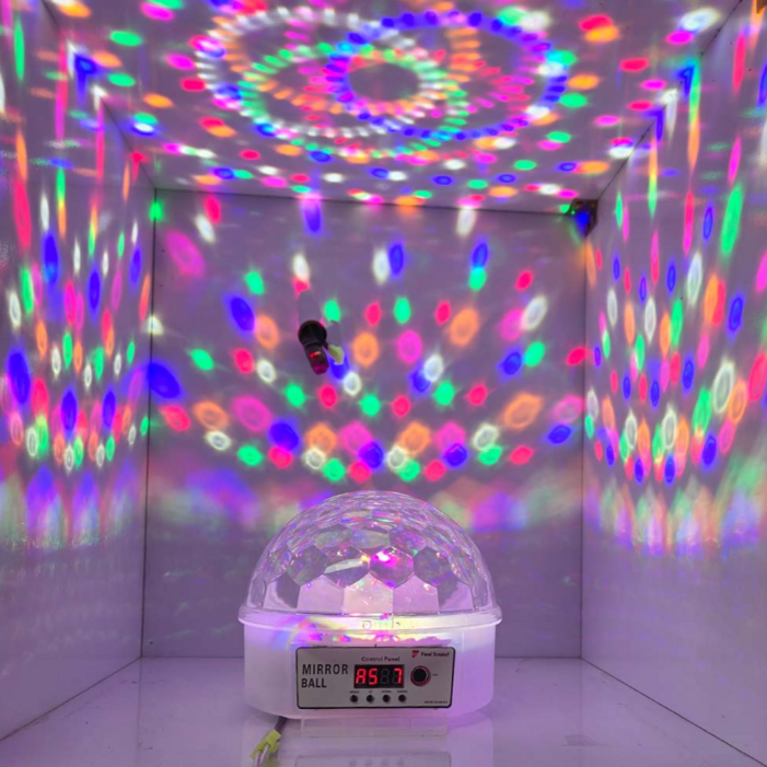 노래방몰 조명 LED밀러볼 리모컨으로 간단 조작 어디서나 노래방 연출 가능가정에서 사용 가능한 AC코드 선택